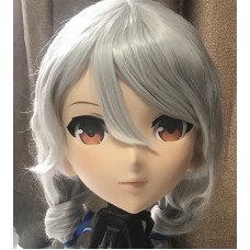 (MSM-01E) Custom Crossdress Female/Girl Resin 3/4 Head Cosplay Japanese Role Play Anime Kigurumi Mask 